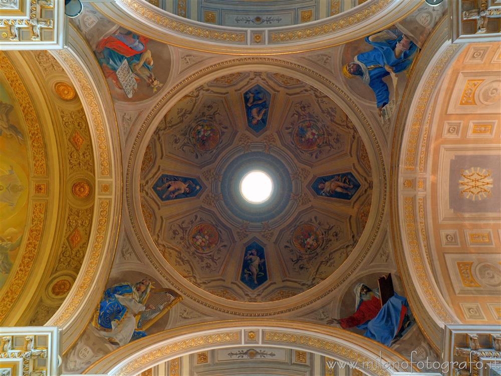 Rimini (Italy) - Interior of the dome of the Sanctuary of the Madonna della Misericordia